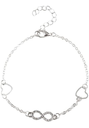 Suntek Plaj Kadın Çiftler Için Çift Kalp Halhal Gümüş Gümüş