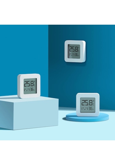 Xiaomi Mijia 2 Dijital Akıllı Sıcaklık ve Nem Ölçer Termometre