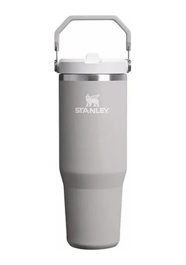 Stanley The Iceflow Flip Straw Pipetli Termos Bardak 0.89 Lt Matara Gri