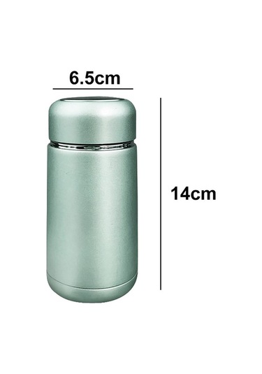 Novahub 300ml Vakumlu Seyahat Matarası Paslanmaz Çelik Yalıtımlı Su Şişesi Gümüş Gümüş