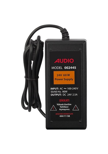 Audio 24V 60W Güç Adaptörü 002445