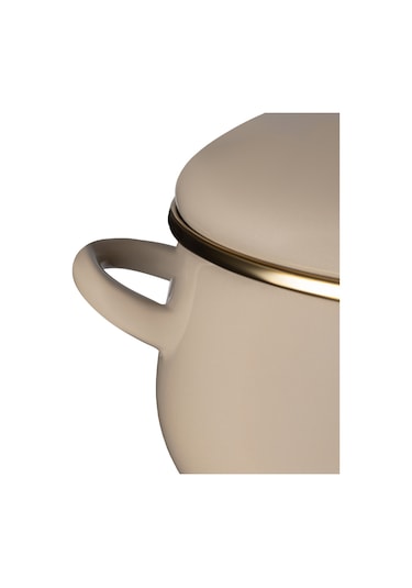 Montferry Tencere - Bej - 24 Cm 8684427228395 Ekru