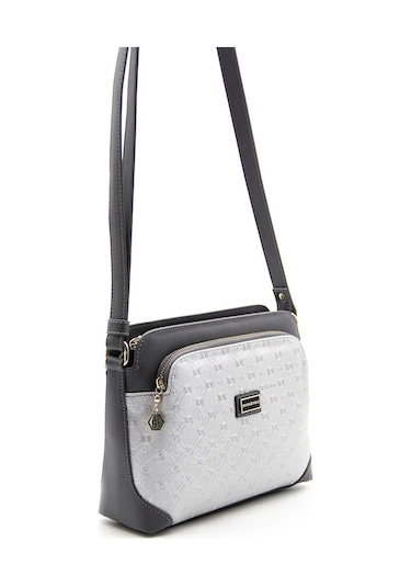 Silver Polo Kadın Çapraz Çanta 364 M46 44447 A.gümüş Mat Antrasit 44447 A.gümüş Mat Antrasit Çok Renkli