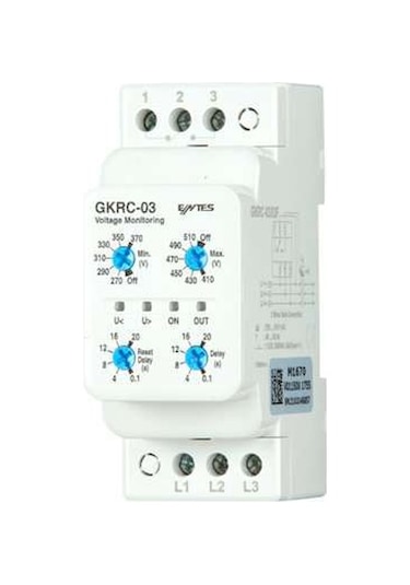 Entes Gkrc-03 Aşırı Düşük Gerilim Koruma Nötürsüz, M1670