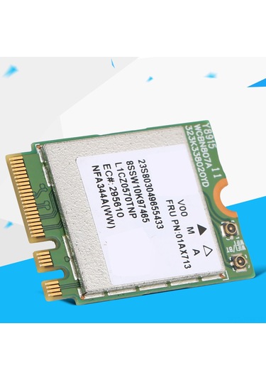 Tenfowee Lenovo Thinkpad E470/e570/yoga 710/720 Uyumlu M.2 Wifi Kartı - 867mbps Hız, Bluetooth 4.0, 802.11ac, Fru 01ax713