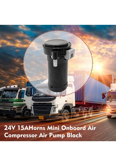 Mufunye 24v Hava Kompresörlü Korna Seti - Kamyon, Otobüs Ve Trenler İçin Yüksek Sesli