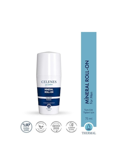 Celenes Thermal Mineral Erkek Roll-On Deodorant 75 ML
