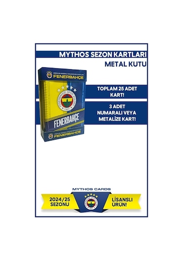 2024-25 Sezon Kartları - Metal Kutu