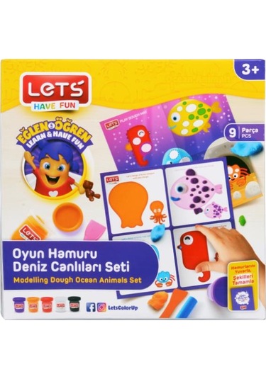 Let's Deniz Canlıları Oyun Hamuru Seti
