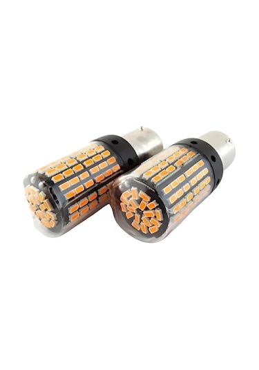 Oto Led Sinyal Ampulü 144 Led Turuncu