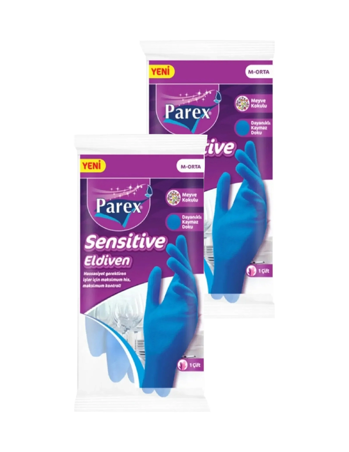 Sensitive Eldiven Orta Boy İkili Paket