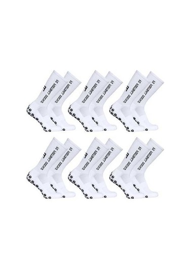 Willowhaven 6 Çift Açık Hava Sporları Koşu Esnek Çorapları Atletik Futbol Çorapları Beyaz/siyah/siyah&beyaz/siyah&beyaz&kırmızı/siyah&beyaz&mavi/beyaz&mavi&kırmızı 39-46 Boyut Beyaz