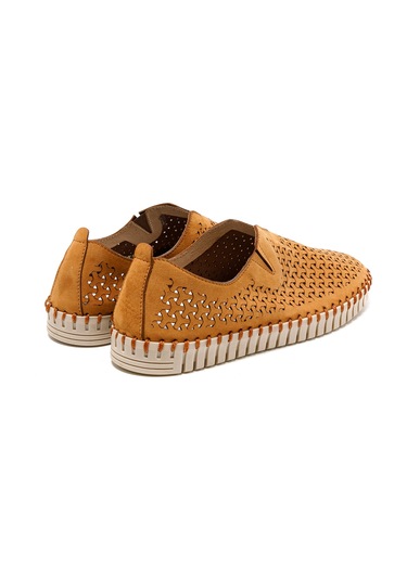 Babet Kadın 52h0 Frau Nabuk Caramel Kahverengi