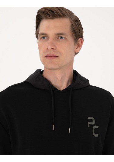 Pierre Cardin Erkek Siyah Sweatshirt 50302613-vr046 Siyah