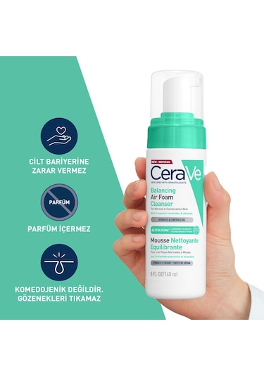 Cerave Balancing Air Foam Claeansing 148 ML