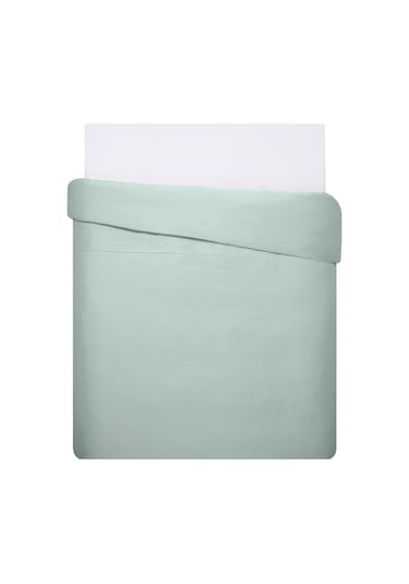 Linens Mıx&Match Saten Tek Kişilik Nevresim Kılıfı Yeşil