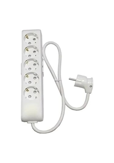 Multi-let 5'li 6 Metre Topraklı Çocuk Korumalı Kablolu Grup Priz