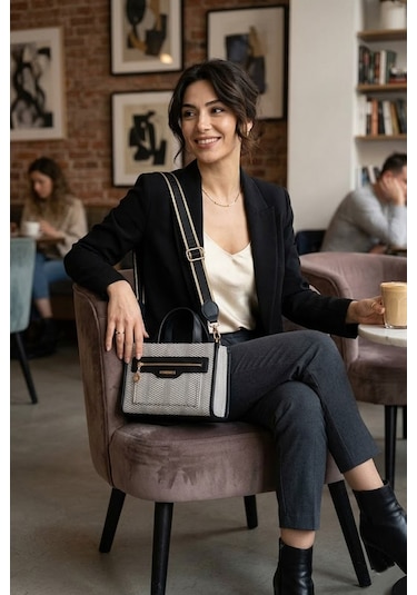 Silver Polo Sp1271-m132 Kadın El Çantası Siyah Siyah