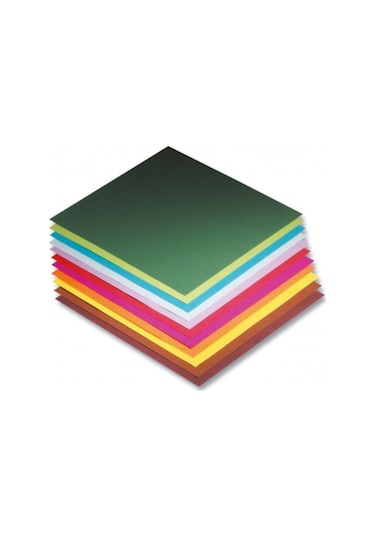 Folia Origami Kağıdı 20X20 Cm. 10 Renk 500 Adet