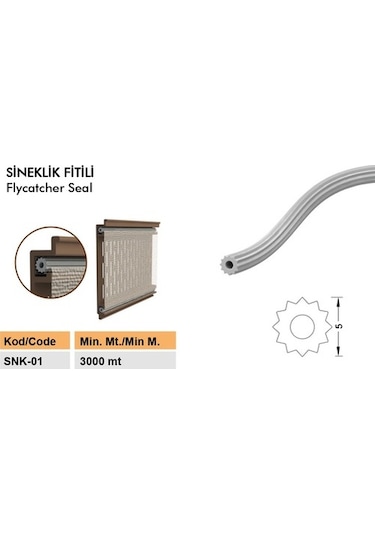 Sineklik Fitili / Sineklik Contası / Sineklik Fitili Snk-05