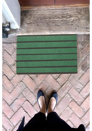 Yüksek Kalite Kapı Önü Paspas, Dijital Baskılı Paspas, Kapı Önü Paspası, 45 70-yeşil