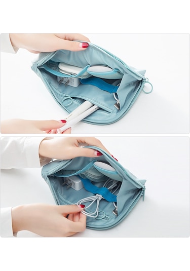 Maiyame Seyahat Depolama Seti 9 Parça - Bej: Ayakkabı Çantası, Giyim Poşetleri, Dijital Cihaz Kutusu İle Ev Ve Seyahat İçin Organizasyon Bej