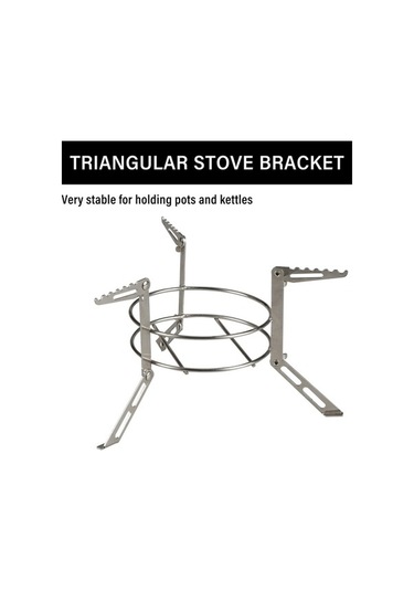 Novahub Dış Mekan Alkol Ocak Braketi İle Paslanmaz Çelik Alüminyum Katlanabilir Taşınabilir Kamp Piknik Pişirme Aleti Gümüş Gümüş