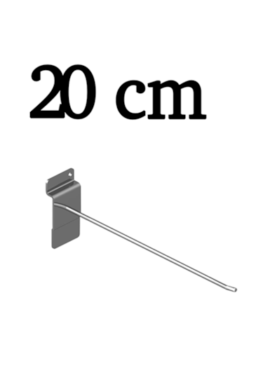 60 Adet 20 Cm Kanallı Pano Kancası, Bijuteri, Aksesuar Askı