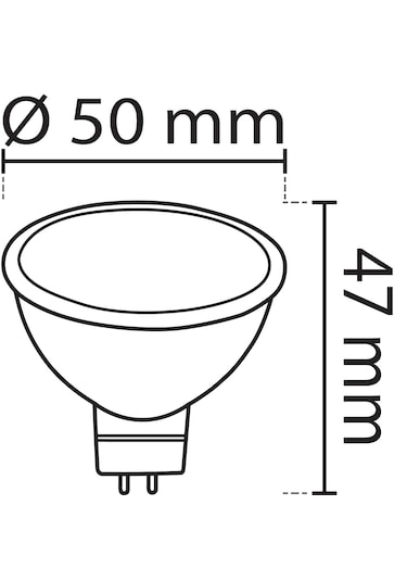 Noas 7 Watt Mr16 G5.3 Led Beyaz Işık Çanak Ampul 10 Adet