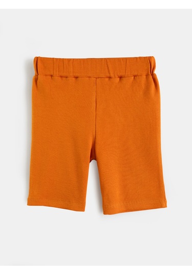 Aysbebe Erkek Çocuk Şortlu Kaşkorse Takım Kısa Kollu Kiremit