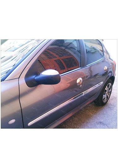Peugeot 206 / 206 Plus Krom Ayna Kapağı 2prç. 1998 Üzeri P. Çelik