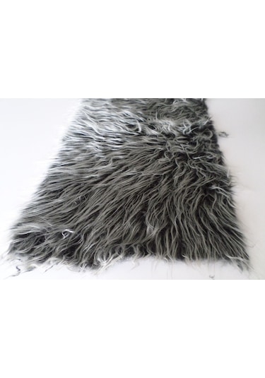 Araç Torpido Üstü Peluş Kumaş Siyah Beyaz 150X40 Cm