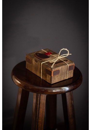 Hediyelik Ahşap Kutu İsimli Küçük