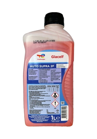 Total Glacelf Auto Supra 2f 1 Lt Organik Antifriz
