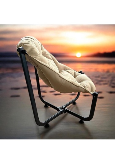 Katlanır Lüx Asma Minder Koltuk Cappuccino