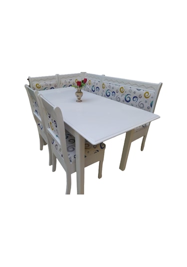 Bengimobilya Köşe Takım Mutfak Model Kayın Iskelet Sandık Benc Açılır Masa Sun