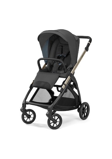 Inglesina Electa+ Tek El Tek Hamle İle Katlanıp Açılan Çift Yön Bebek Arabası Black