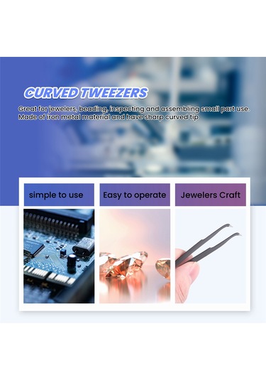 Kavisli Cımbız Kuyumcu El Sanatları Hobi Boncuk El Aleti