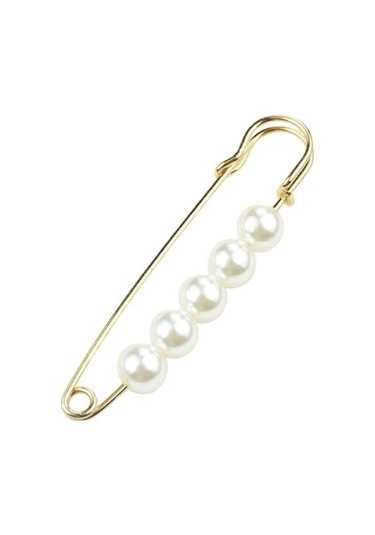 10 Güvenlik Broş İnce İşçilik Maruz Kalmayı Önler Çekici Sahte İnci Kadın Güvenliği Çok Renkli