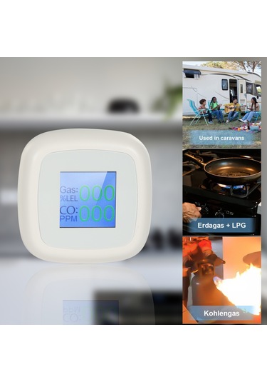 Youmex "ocrane C2 Gaz Ve Karbonmonoksit Dedektörü - Doğalgaz, Lpg Ve Co Alarmı - Usb Şarjlı"