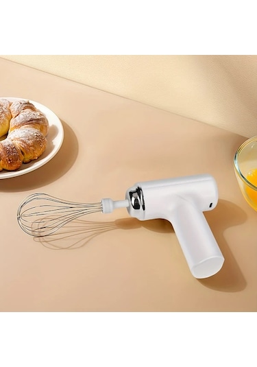 Besthome1 1 Adet Mor Usb Şarjlı Kablosuz Portatif Yumurta Çırpıcı Ev Profesyonel Kek Mikseri Diğer