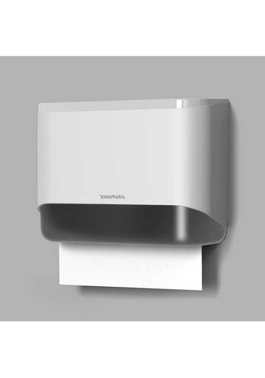 Fastbuy Dream011 Beyaz Banyo Kağıt Tutucu, Duvara Montajlı, Tuvalet İçin Beyaz