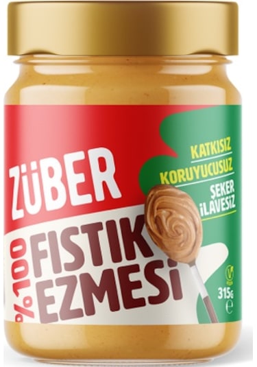 Züber %100 Fıstık  Ezmesi 315 G