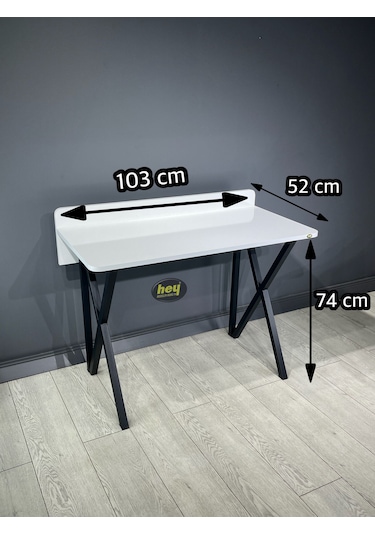 Buse Çalışma Masası Ofis Bilgisayar Masası+ Katlanır Sandalyeli