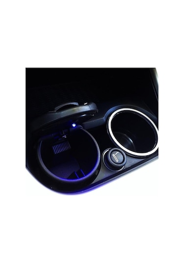 Fiat Doblo Araç Içi Küllük: Led Işıklı + Kapaklı Araba Küllüğü Işıklı Bardaklık