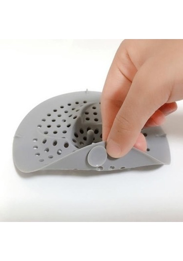 Novahub Gri Duş Drenaj Koruyucu Ince Delik Anti-blokaj Evrensel Uygun Zemin Küvet Lavabo Saç Durdurucu Banyo Aksesuarları Gri Gri