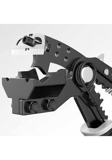 Tenfowee 28 Fonksiyonlu Profesyonel Kablo Soyma Ve Kesme Pensesi - Çok Amaçlı Kablo İşleme Aleti, 40mm Açıklık