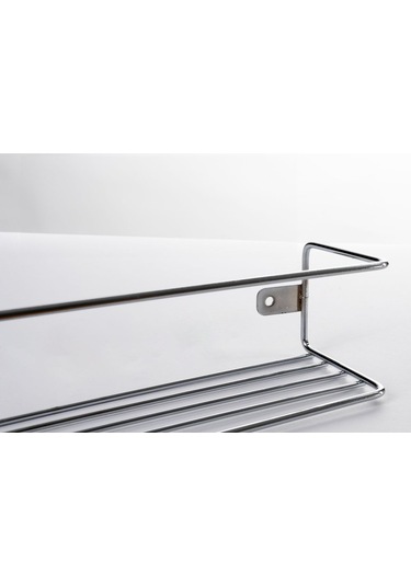 Çok Amaçlı Tek Katlı Raf Baharatlık Krom Çok Renkli