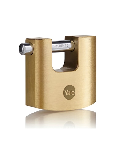 Yale Oval Kayar Pimli Pirinç Asma Kilit 90 MM Y114B/90/118/1