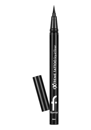 Extreme Tattoo Yüksek Pigmentli & Mat Bitişli Akmayan Likit Göz Kalemi 001 Black